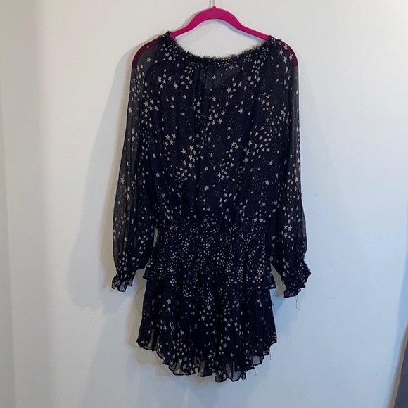 LoveShackFancy nightsky star silk popover dress XS - Picture 7 of 7